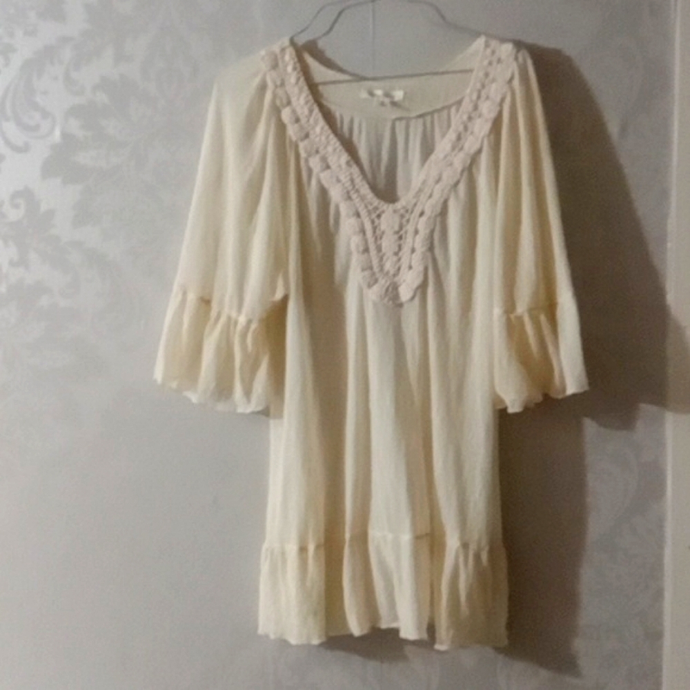 John Paul Richard boho tunic top M